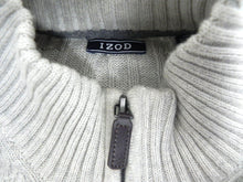 Load image into Gallery viewer, IZOD Sweater Adult Large 1/4 Zip Mock Neck Cable Knit Pullover Outerwear Mens
