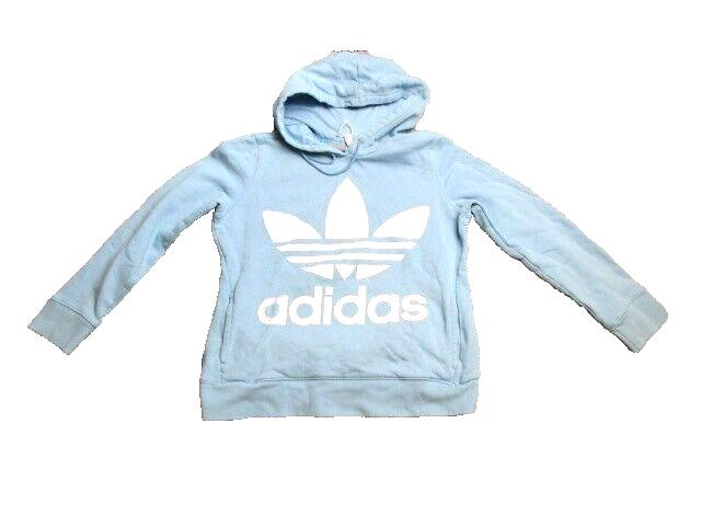Adidas Sweatshirt Adult Small Trefoil Logo Pocket Pullover Hoodie Sweater Mens