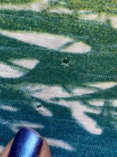 Load image into Gallery viewer, Chicos Shirt Womens 3 Blue Green Yellow Boxy Blouse AOP Paisley Flower Indie
