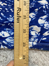 Load image into Gallery viewer, Chicos Shirt Womens 3 Blue Green Yellow Boxy Blouse AOP Paisley Flower Indie
