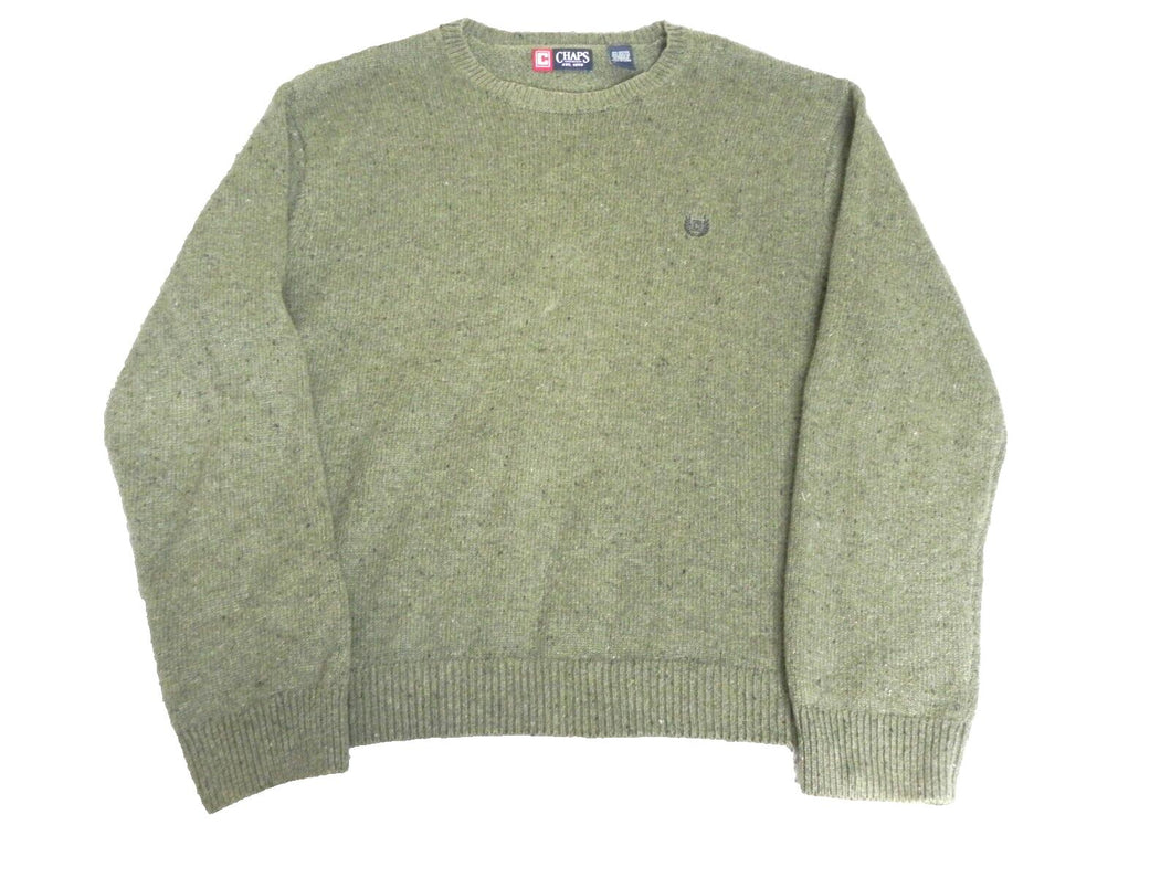 VTG Chaps Sweater Adult 2XL XXL Crew Neck Acrylic Knitted Outerwear Pullover Men