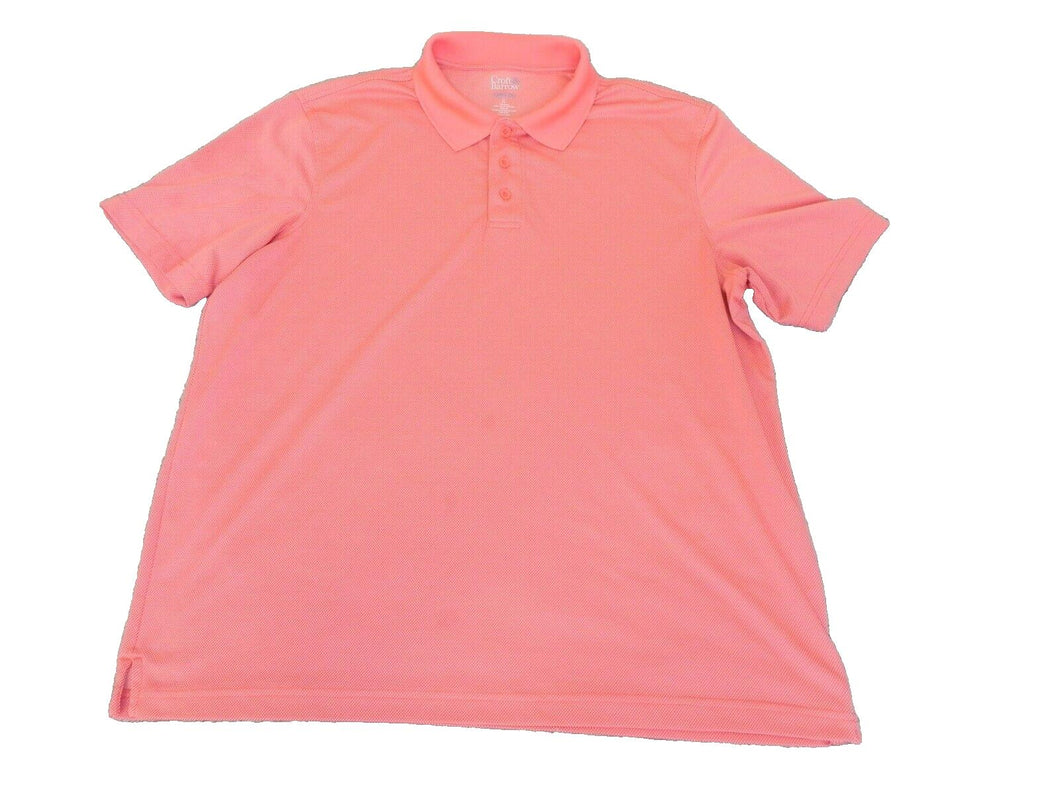 Croft & Barrow Shirt Adult Extra Large Quick Dry Casual Preppy Golf Polo Mens