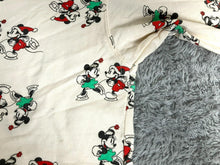 Load image into Gallery viewer, Mickey &amp; Minnie Mouse Sweater Womens Extra Large White AOP Skating Disney Ladies
