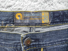Load image into Gallery viewer, Akademiks Shorts Adult 38 Whiskered Medium Wash Denim Jean AKDMKS Bermuda Mens
