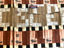 Load image into Gallery viewer, VTG Willie Esco Shirt Adult Extra Large Maroon Gold Flap Pocket AOP Hip Hop Mens
