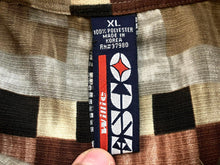 Load image into Gallery viewer, VTG Willie Esco Shirt Adult Extra Large Maroon Gold Flap Pocket AOP Hip Hop Mens
