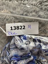 Load image into Gallery viewer, Alan Flusser Shirt Adult Large Blue Button Up Allover Print Paisley Casual Mens
