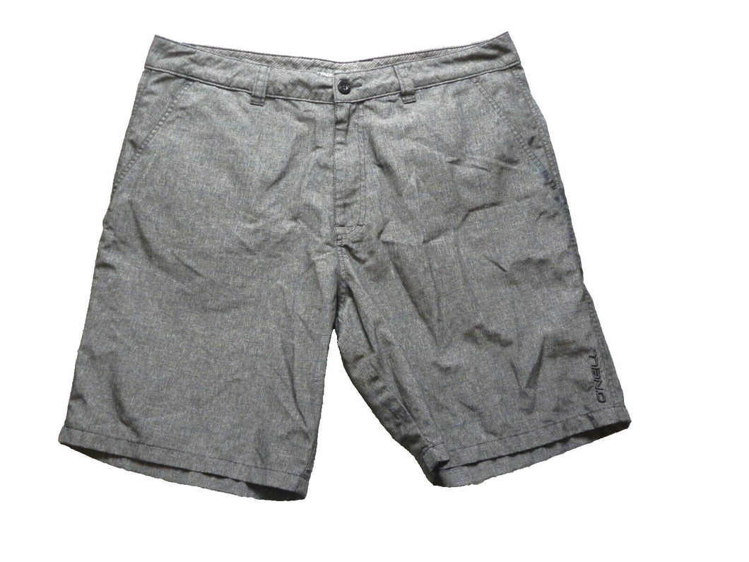 O'Neill Shorts Adult 38 Flat Front Chino Viscose Plaid Casual 8