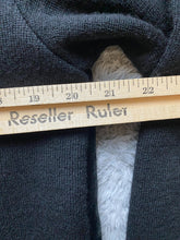 Load image into Gallery viewer, Classiques Entier Sweater Womens Large Black Wool Rayon Silk Beaded Zip Petites
