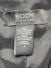 Load image into Gallery viewer, Body By Victoria Suit Jacket Women 8 Medium Charcoal Gray Single Breasted Blazer
