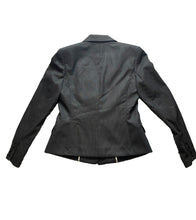 Load image into Gallery viewer, Body By Victoria Suit Jacket Women 8 Medium Charcoal Gray Single Breasted Blazer
