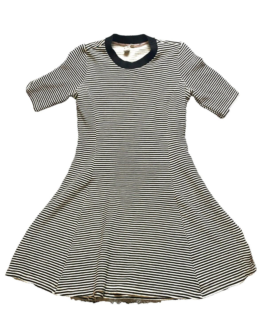 Anthropologie Dolan Dress Womens Small Fit Flare Bournemouth Striped Ladies