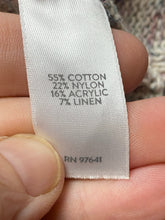 Load image into Gallery viewer, J Jill Shirt Womens Large Pastel Rainbow Tank Nylon Acrylic Linen V-Neck Ladies
