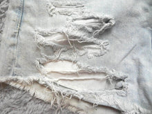 Load image into Gallery viewer, American Eagle Shorts Womens 4 30 Waist Destroyed Cheeky Denim Light Wash Ladies

