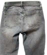 Load image into Gallery viewer, J Crew Jeans Womens 25x27 Black Whiskered 8&quot; Toothpick Super Skinny Denim Ladies
