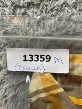 Load image into Gallery viewer, VTG Old Navy Shirt Adult Extra Large Brown Plaid Embroidered Floral Hawaiian Men
