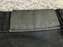 Load image into Gallery viewer, Akademiks Jeans Adult 36x32 Black Straight Leg Zip Pockets Rock Punk AKDMKS Mens
