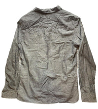 Load image into Gallery viewer, AllSaints Shirt Adult Large Gray Centralia Button Up AOP Arrow Pocket Casual Men
