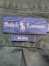 Load image into Gallery viewer, Ralph Lauren Shirt Adult Large Forest Green Blake Button Up Purple Pony Mens
