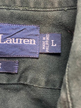 Load image into Gallery viewer, Ralph Lauren Shirt Adult Large Forest Green Blake Button Up Purple Pony Mens
