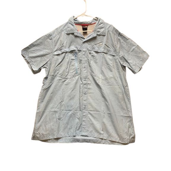 The North Face Shirt Adult Extra Large Button Up Outdoor Performance Pocket Mens