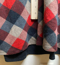 Load image into Gallery viewer, Haani Dress Womens 3X Plus Black Red Gray Plaid Lagenlook Cardigan Rayon Spandex
