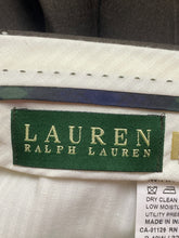 Load image into Gallery viewer, Lauren Ralph Lauren Pants Adult 40x32 Brown Total Comfort Pleated Wool Dress Men

