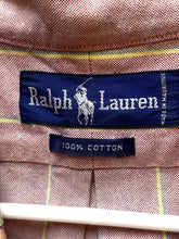 Load image into Gallery viewer, Ralph Lauren Shirt Adult 16.5/35 (2XL) Cranberry Button Up Flesh Pony Casual Men
