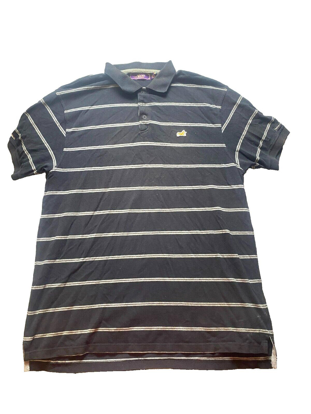 AKOO Shirt Adult 3XL XXXL Black Preppy King Of Oneself Casual Golf Polo Mens
