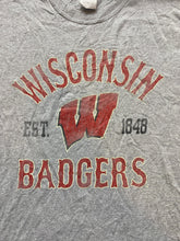 Load image into Gallery viewer, Wisconsin Badgers Shirt Adult Large Gray NCAA Sportswear Crewneck Pullover Mens

