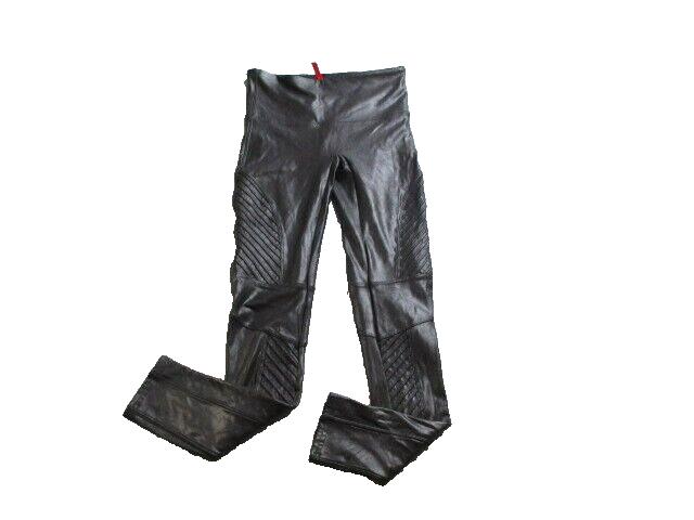 SPANX Leggings Womens Medium Elastic Waist Nylon Stretch Tapered Workout Yoga