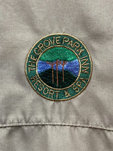 Load image into Gallery viewer, FJ FootJoy Jacket Adult Large Tan The Grove Park Resort &amp; Spa Golf Windbreaker
