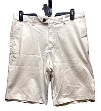 Load image into Gallery viewer, Banana Republic Shorts Adult 34x11 Ivory Flat Front Emerson Chino Spandex Mens
