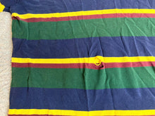 Load image into Gallery viewer, Ralph Lauren Shirt Adult Large Green Navy Rugby Preppy Stripes Golf Polo Mens
