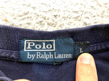 Load image into Gallery viewer, Ralph Lauren Shirt Adult Large Green Navy Rugby Preppy Stripes Golf Polo Mens
