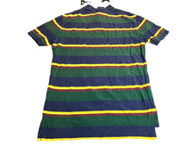 Load image into Gallery viewer, Ralph Lauren Shirt Adult Large Green Navy Rugby Preppy Stripes Golf Polo Mens
