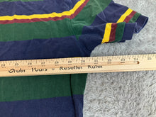 Load image into Gallery viewer, Ralph Lauren Shirt Adult Large Green Navy Rugby Preppy Stripes Golf Polo Mens
