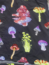 Load image into Gallery viewer, Super Massive Shirt Adult Extra Large Black Rainbow AOP Magic Mushroom Rayon Men

