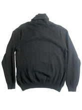 Load image into Gallery viewer, Lauren Ralph Lauren Sweater Womens Large Black Shawl Collar Toggle Outerwear
