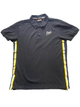 Load image into Gallery viewer, Kappa Shirt Adult Extra Large Black Striped Side Flex Casual Golf Polo Mens
