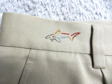 Load image into Gallery viewer, Greg Norman Shorts Adult 34 Khaki Pleated Golf Shorts Shark Performance Mens
