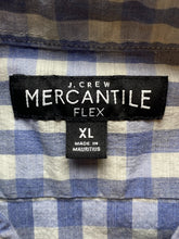Load image into Gallery viewer, J. Crew Shirt Adult Extra Large Mercantile Flex Checkered Button Up Casual Mens
