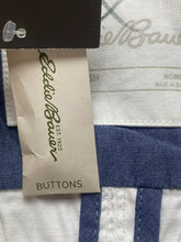 Load image into Gallery viewer, Eddie Bauer Jacket Womens 10 Small White Legend Wash Stretch Buttons Spandex NWT
