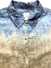Load image into Gallery viewer, Chicos Shirt Womens 3 (Extra Large) Oversized Ombre Tile Sheri Plus Ladies
