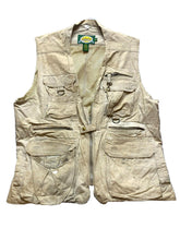 Load image into Gallery viewer, Cabelas Jacket Adult Extra Large Khaki Zip Up Safari Vest Outdoor Camping Mens
