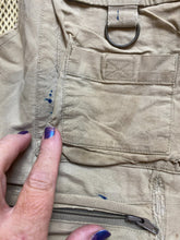 Load image into Gallery viewer, Cabelas Jacket Adult Extra Large Khaki Zip Up Safari Vest Outdoor Camping Mens
