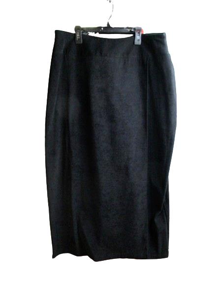 Avenue Skirt Womens 16 (36 Waist) Pencil Straight Midi Back Zip Spandex Ladies