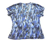 Load image into Gallery viewer, DG2 by Diane Gilman Shirt Womens 2X Drape Flowy Geometric Blouse Plus Ladies
