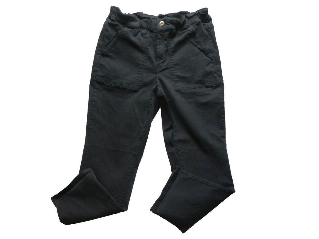 BKE Pants Womens 31 Stretch Tapered Flat Front Buckle Spandex Dark Wash Ladies