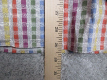 Load image into Gallery viewer, Linea Uomo Shirt Adult Extra Large Button Up Rainbow Paisley Stretch LU Camp Men
